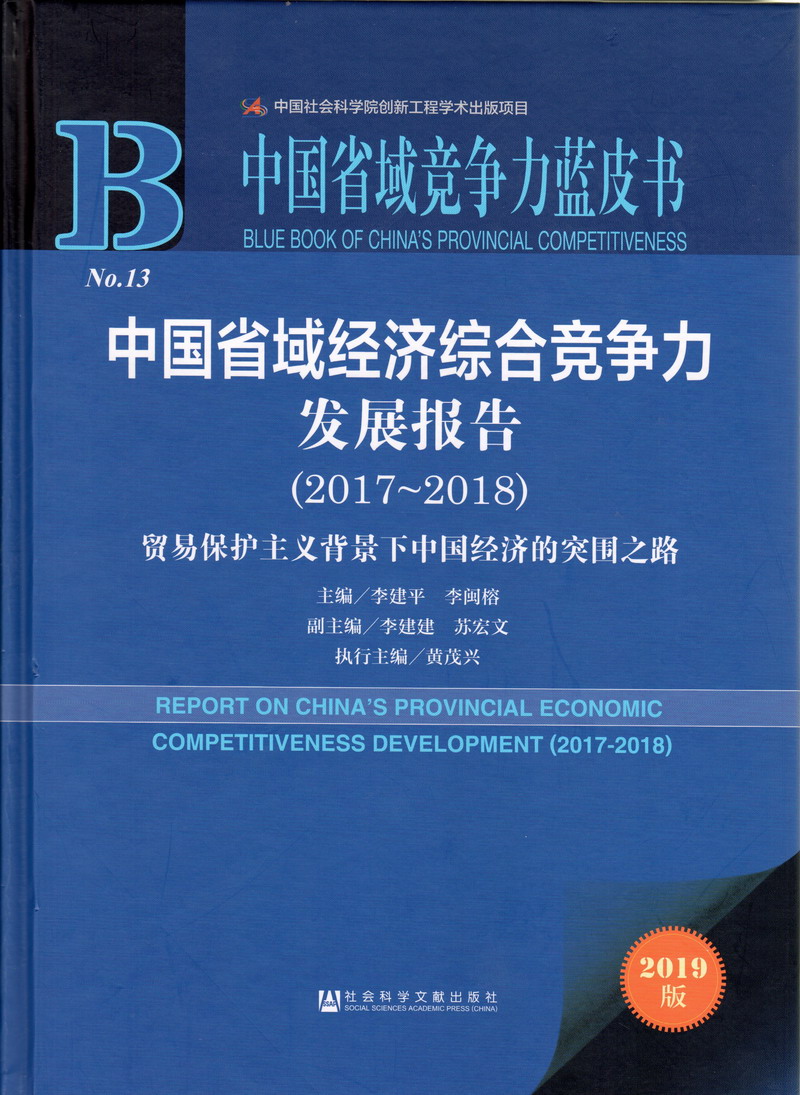 日逼视频不用下载免费观看中国省域经济综合竞争力发展报告（2017-2018）